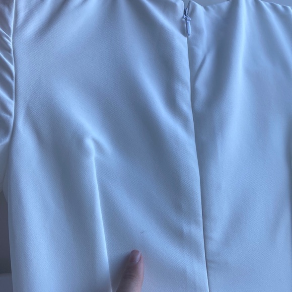 House Of CB, 'Catalin' White Jumpsuit With Long Sleeves, Size XS - Picture 9 of 13